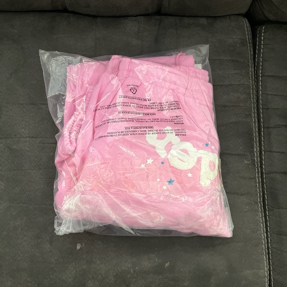 Pink Graphic Sweatpants